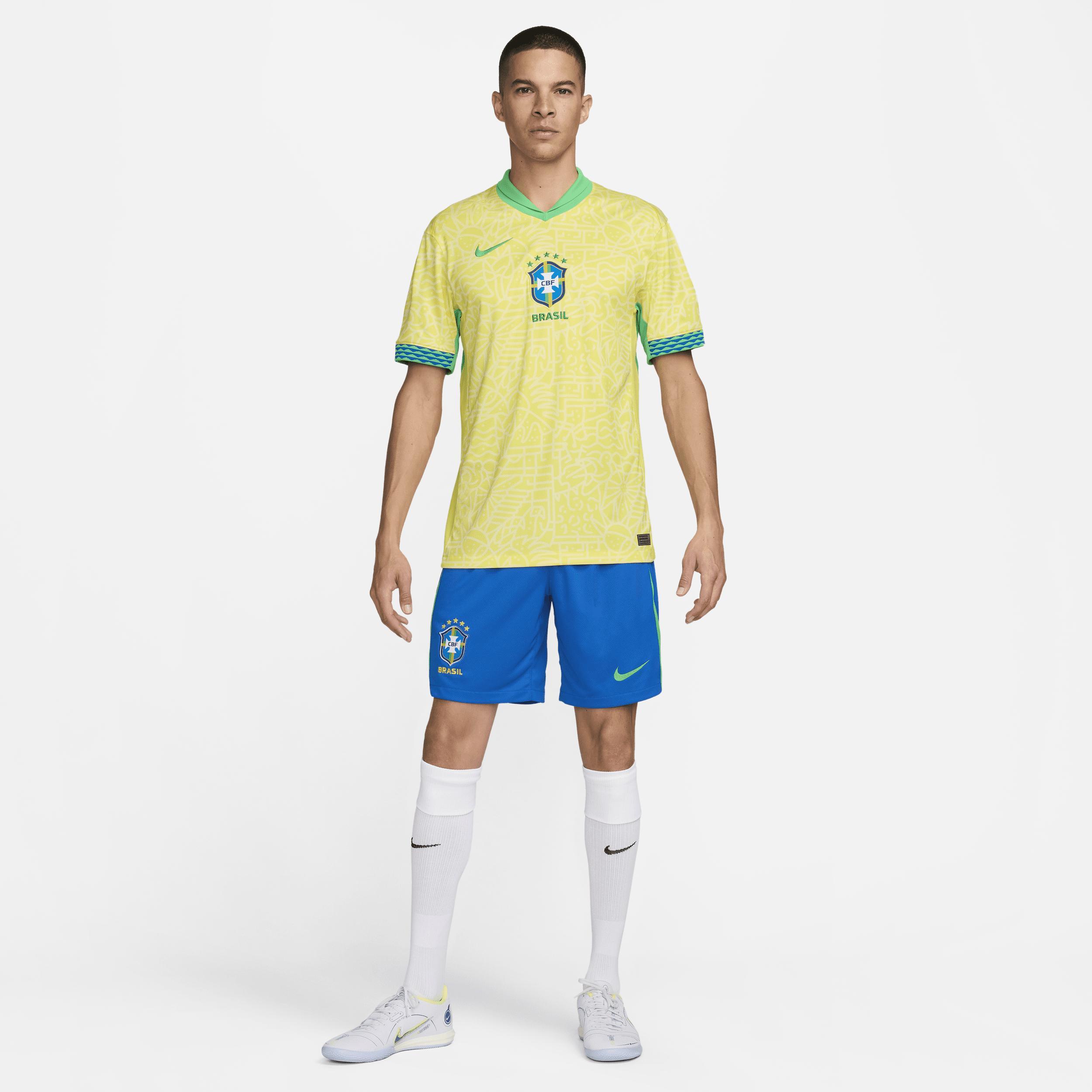 Brazil 2024 Stadium Home Nike Mens Dri-FIT Soccer Replica Shorts Product Image