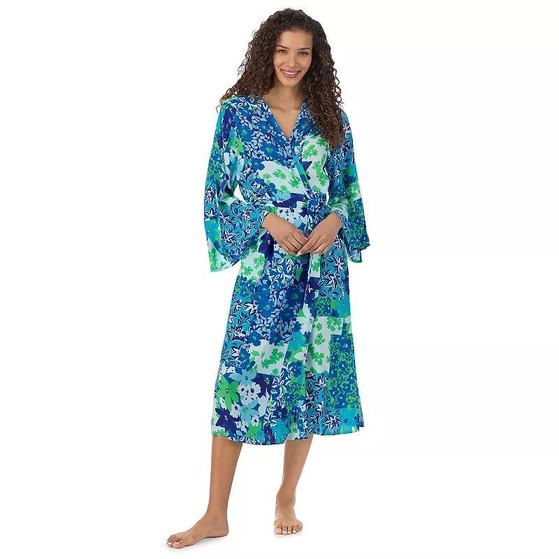 Womens Beauty Sleep Social Woven Midi Robe Product Image