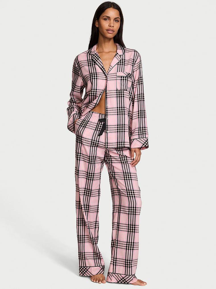 Flannel Long Pajama Set Product Image