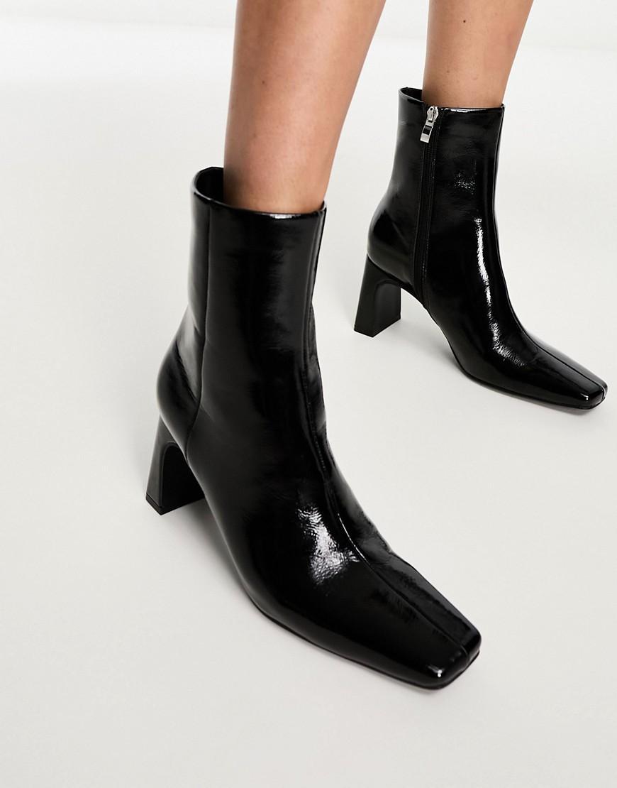 Glamorous mid heel ankle boots Product Image