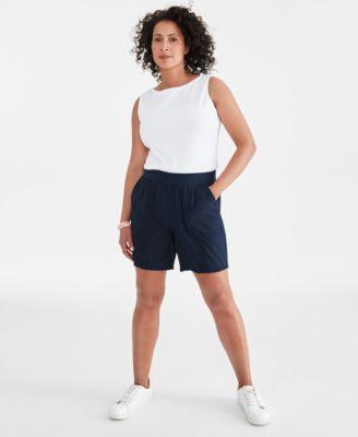 Women's Pull-On Utility-Pocket Shorts, Created for Macy's Product Image