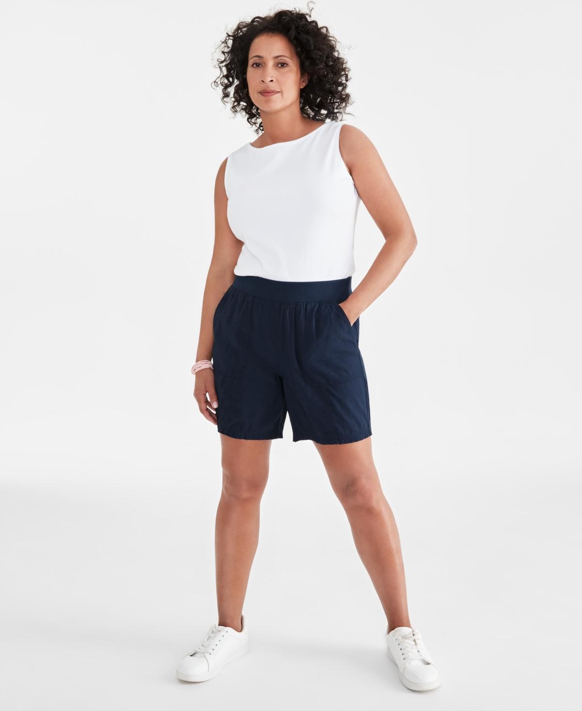 Style & Co Womens Pull-On Utility-Pocket Shorts, Created for Macys Product Image