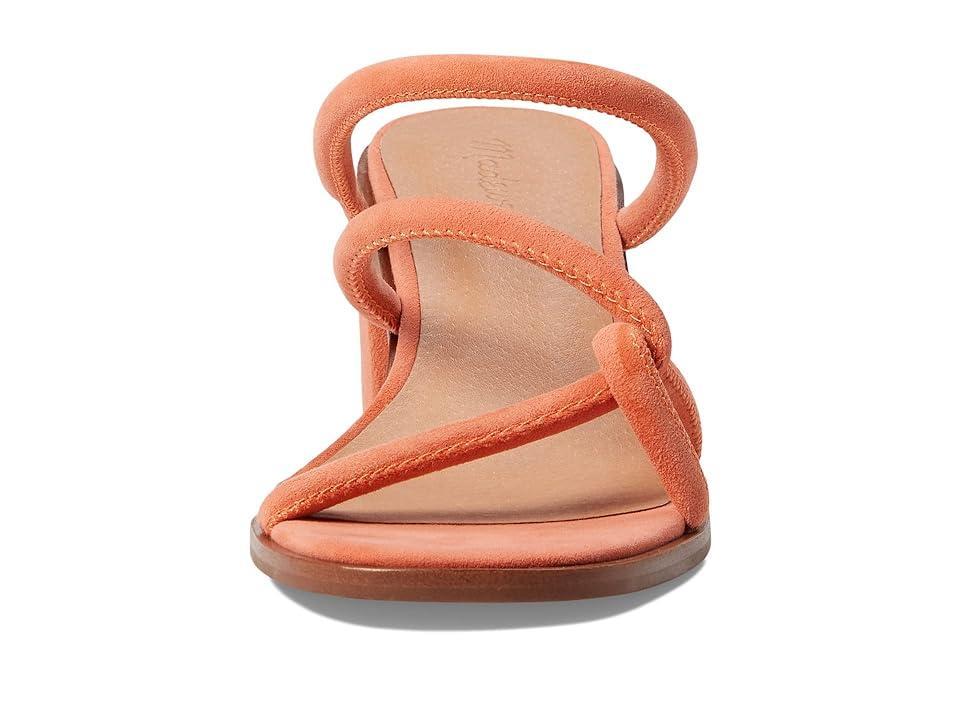 Madewell The Tayla Sandal in Suede (Classic Coral) Women's Shoes Product Image