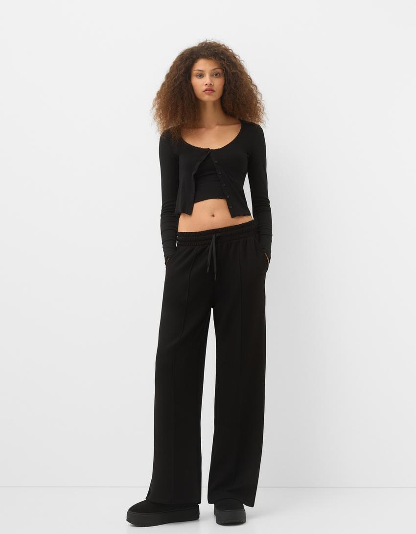 Soft wide-leg pants Product Image