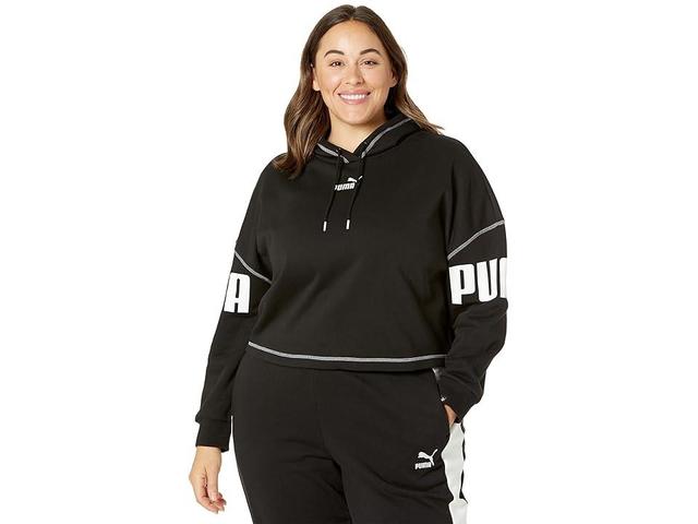 PUMA Plus Size Power Fleece Hoodie (Cotton ) Women's Clothing Product Image