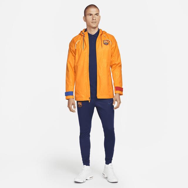 Mens Nike Orange Barcelona All-Weather Full-Zip Jacket Product Image