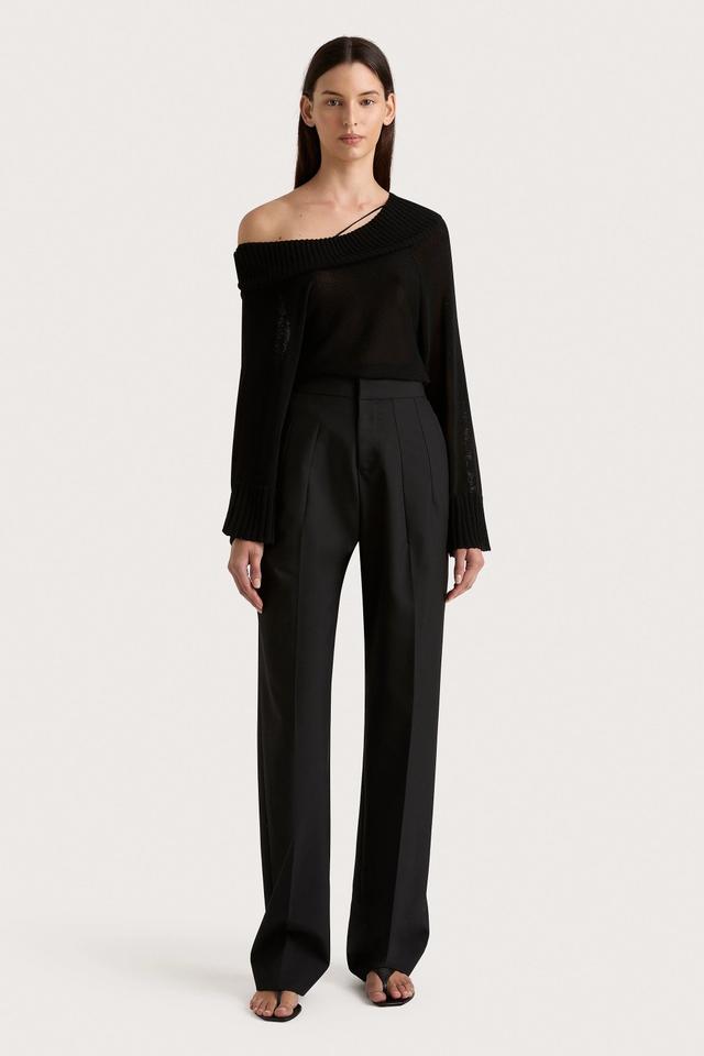 Cecilie Knit Top Black Product Image