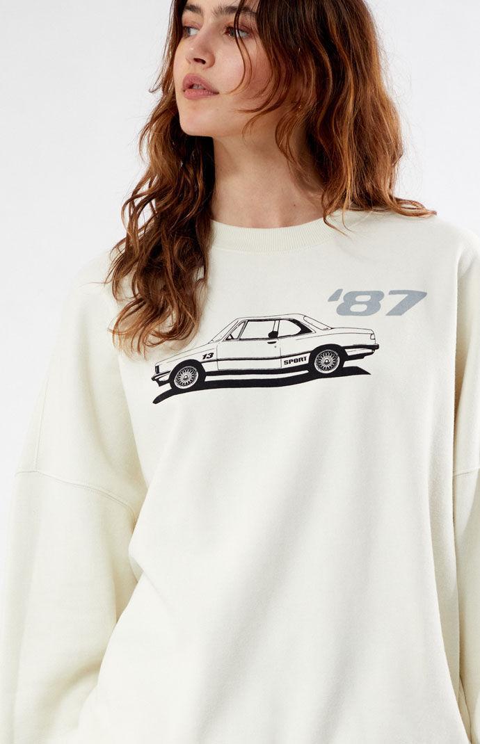 Women's 87 Car Crew Neck Sweatshirt Product Image