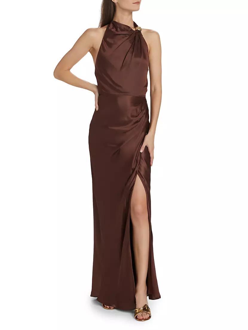 Galilea Halter Maxi Dress Product Image