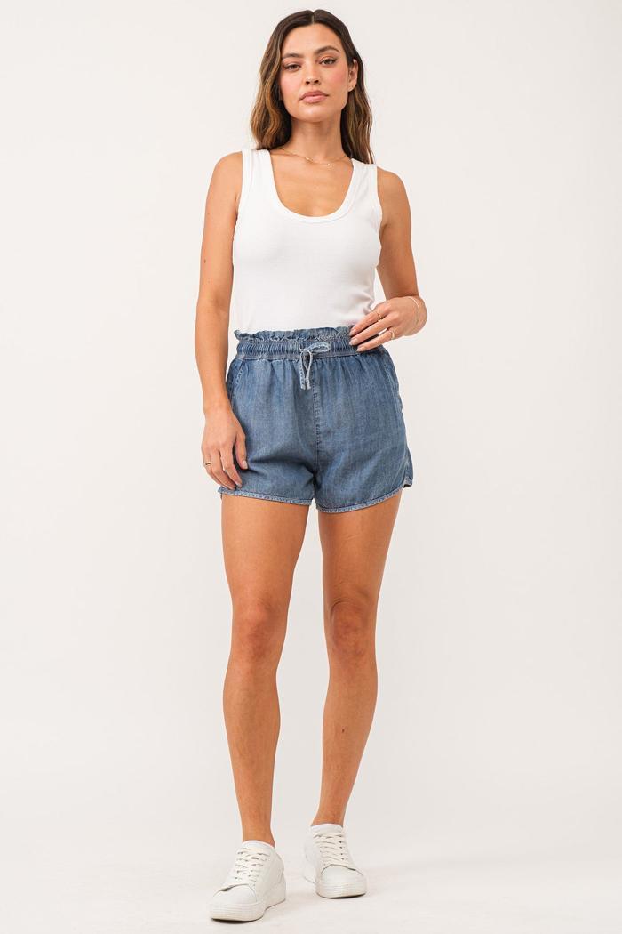 Krissy denim shorts Product Image