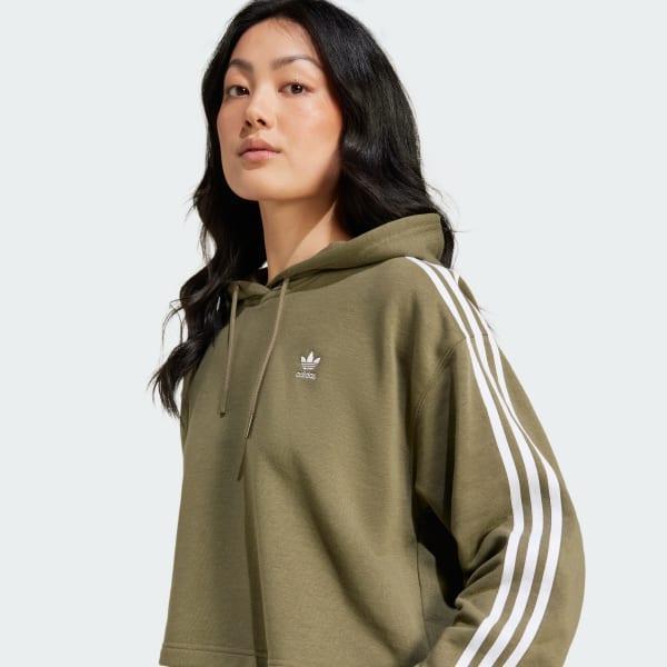 Adicolor 3-Stripes Short Hoodie Product Image