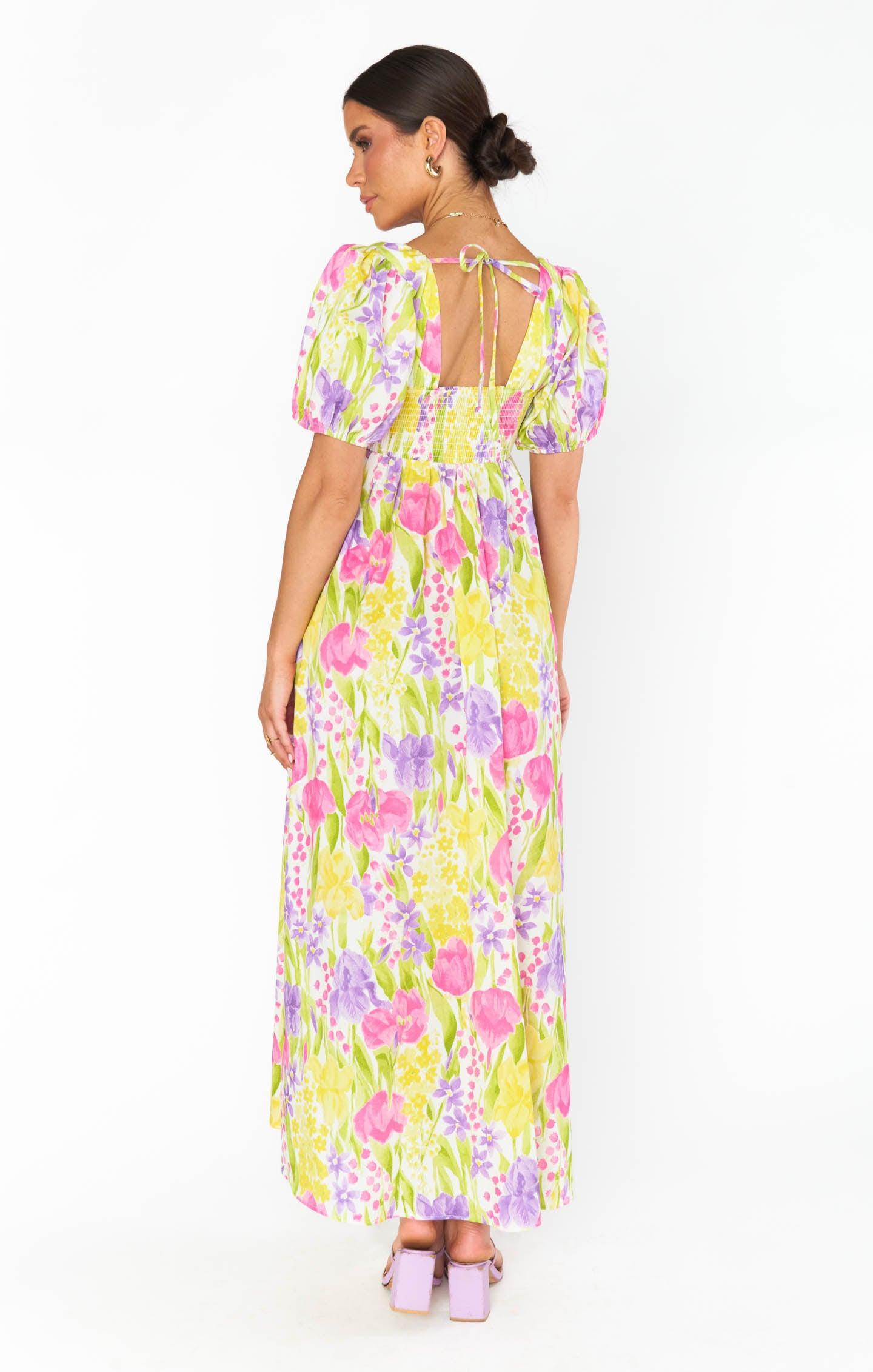 Smitten Midi Dress ~ Blooming Tulips Product Image