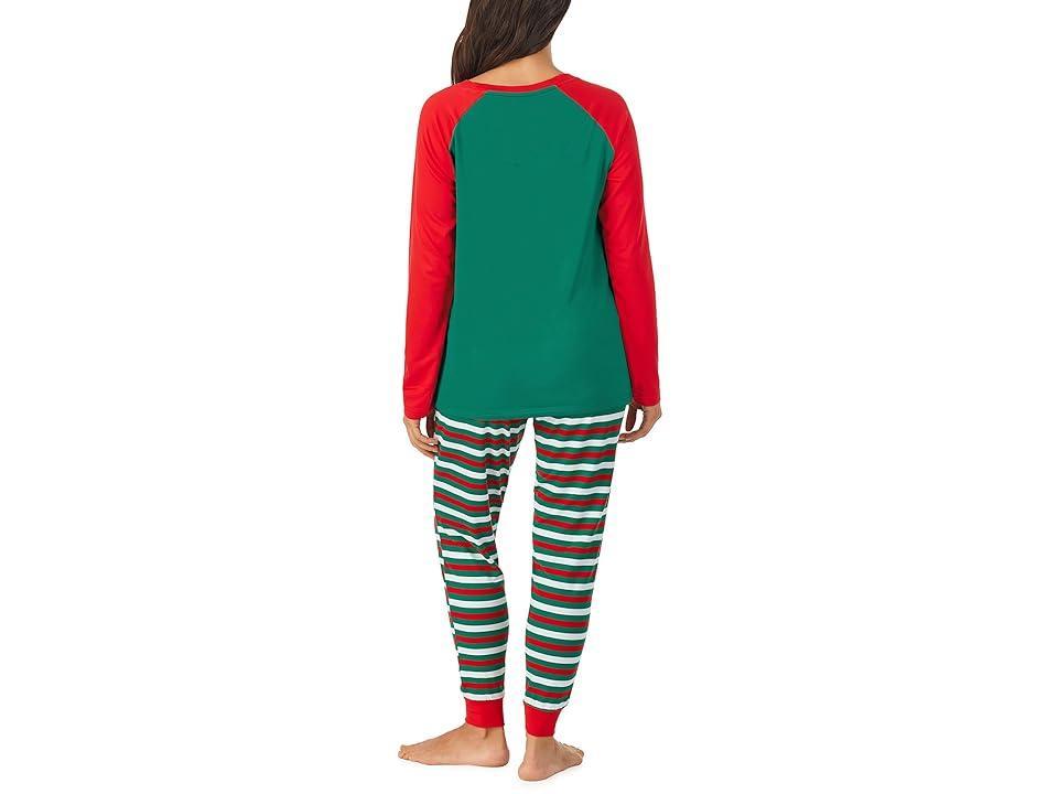 Pajamarama Elf Long PJ Set (Holiday Stripe) Women's Pajama Sets Product Image