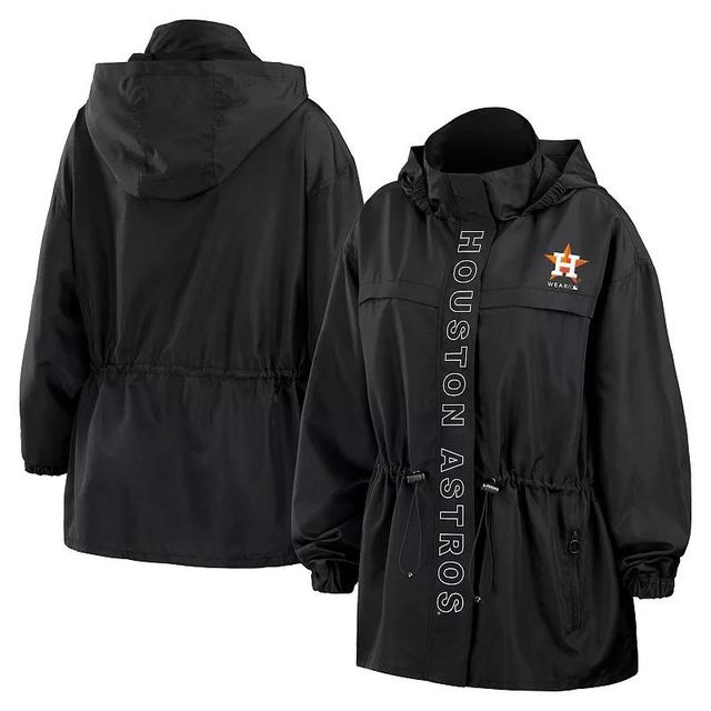 Womens WEAR by Erin Andrews Houston Astros Full-Zip Windbreaker Hoodie Jacket Product Image