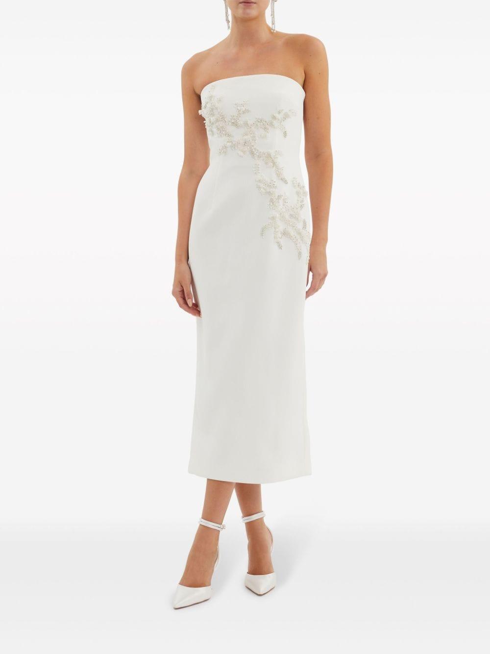 Tove embroidered midi dress Product Image