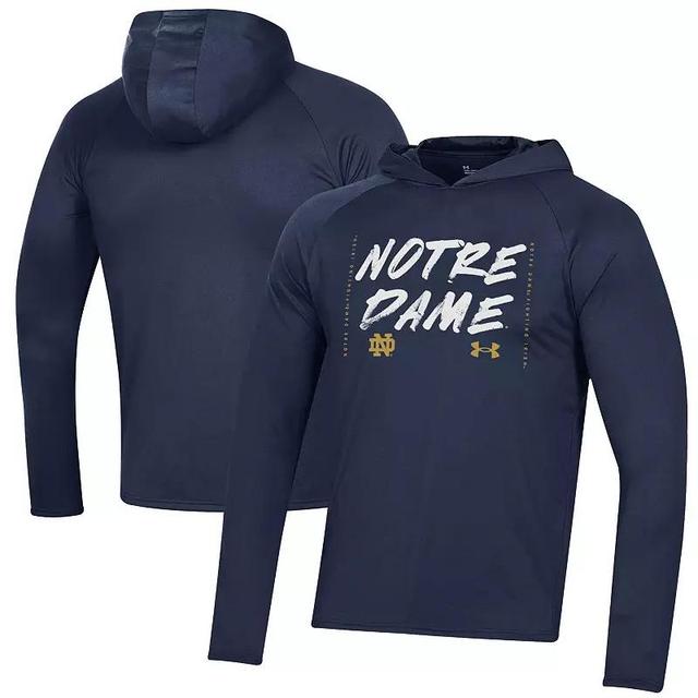 Mens Under Armour Navy Saint Marys Gaels On Court Shooting Long Sleeve Hoodie T-shirt Product Image