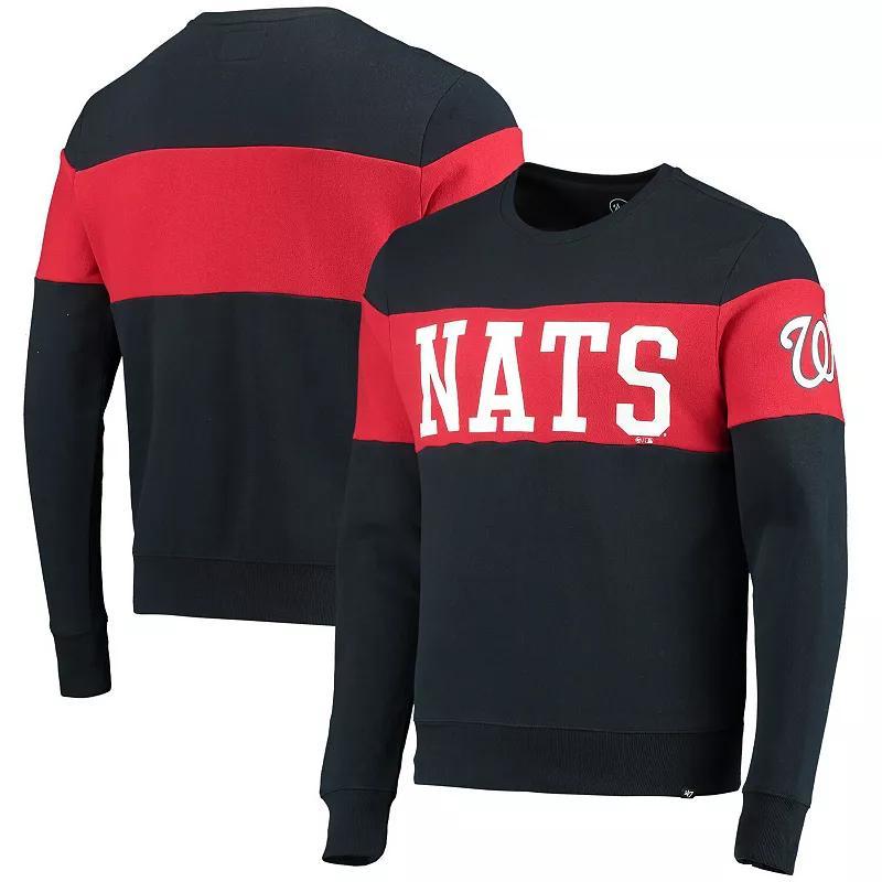 Mens 47 Washington Nationals Interstate Pullover Sweatshirt Blue Product Image