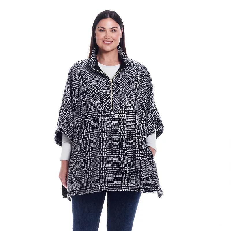 Womens Weathercast Zip Fleece Poncho Product Image