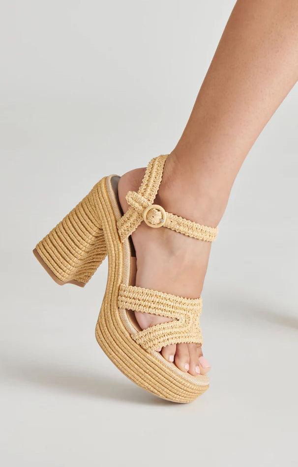 Dolce Vita Lacye Platform Heel ~ Natural Product Image