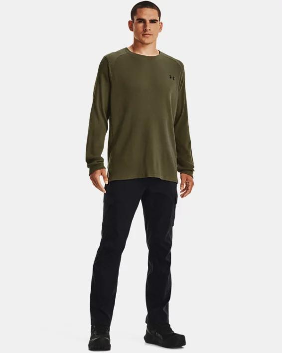 Mens Under Armour Waffle Knit Long Sleeve Shirt Product Image