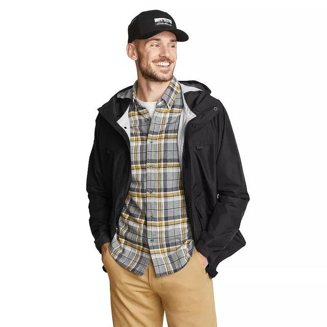 Mens Eddie Bauer Rainpac Lightweight Hooded Jacket Product Image