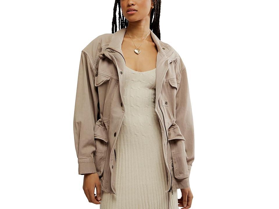 Free People Arya Utility Jacket (Cashmere) Women's Vest Product Image