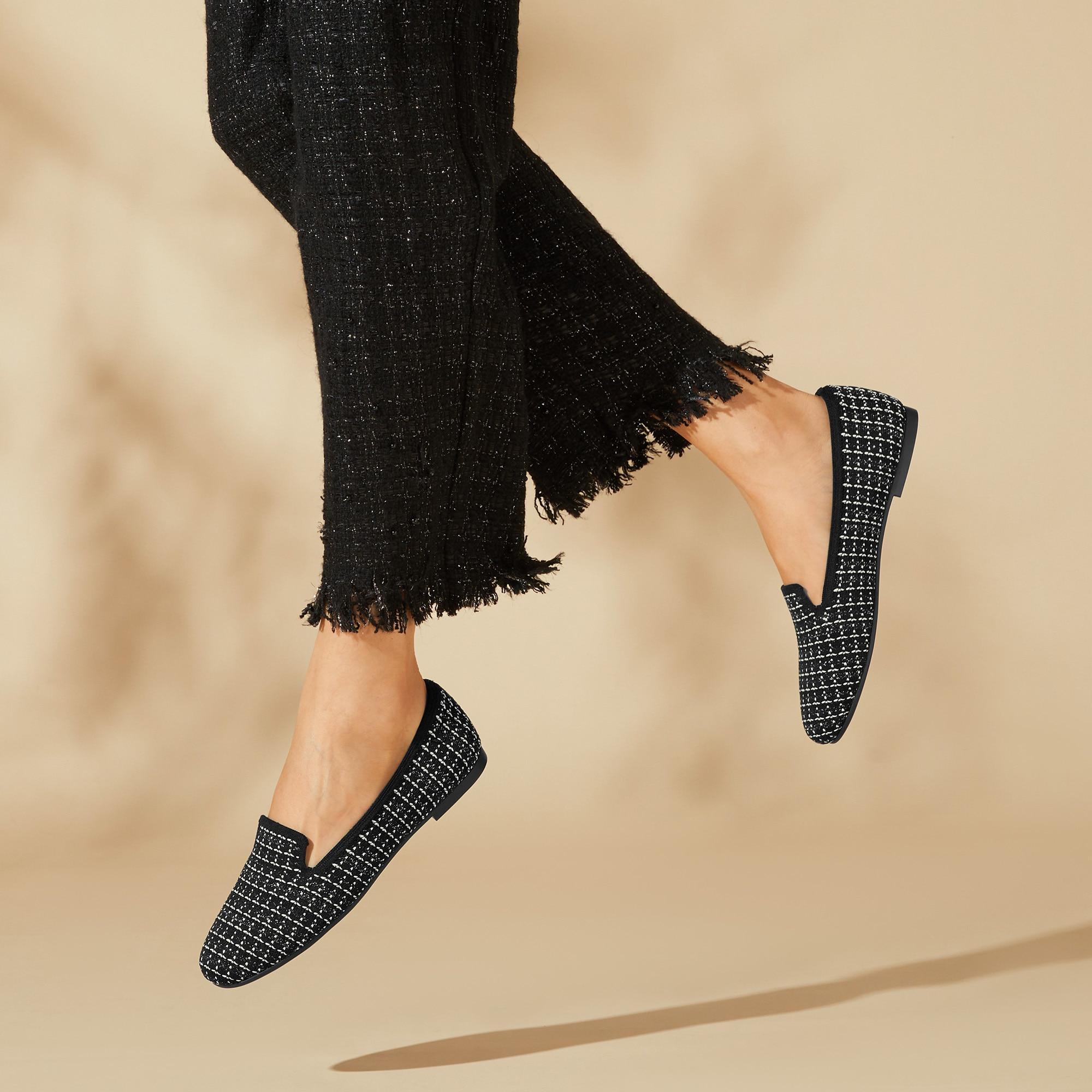 Round-Toe Woven Knit Loafer (Audrey) Product Image