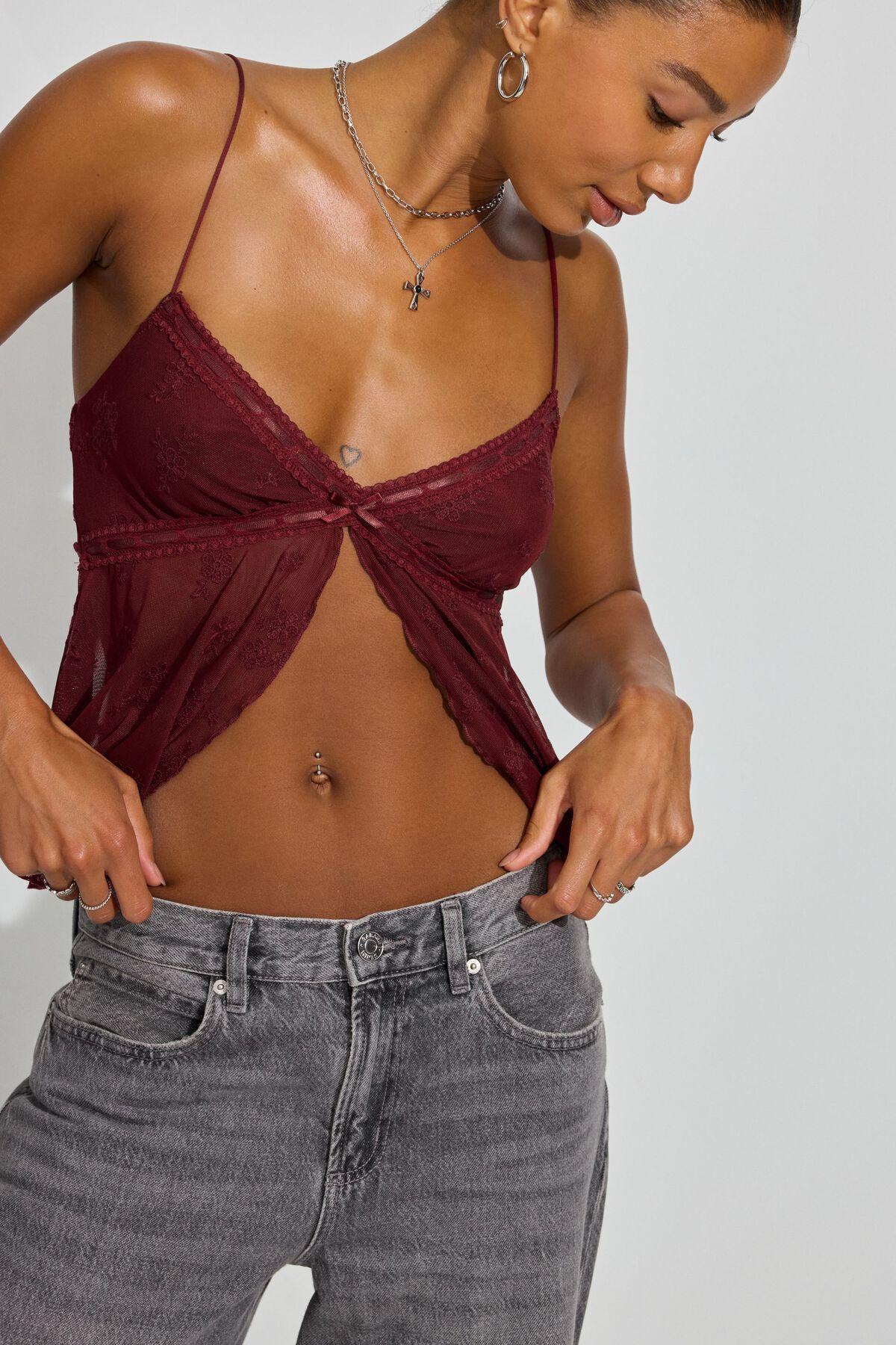 Mesh Flyaway Cami Top Product Image