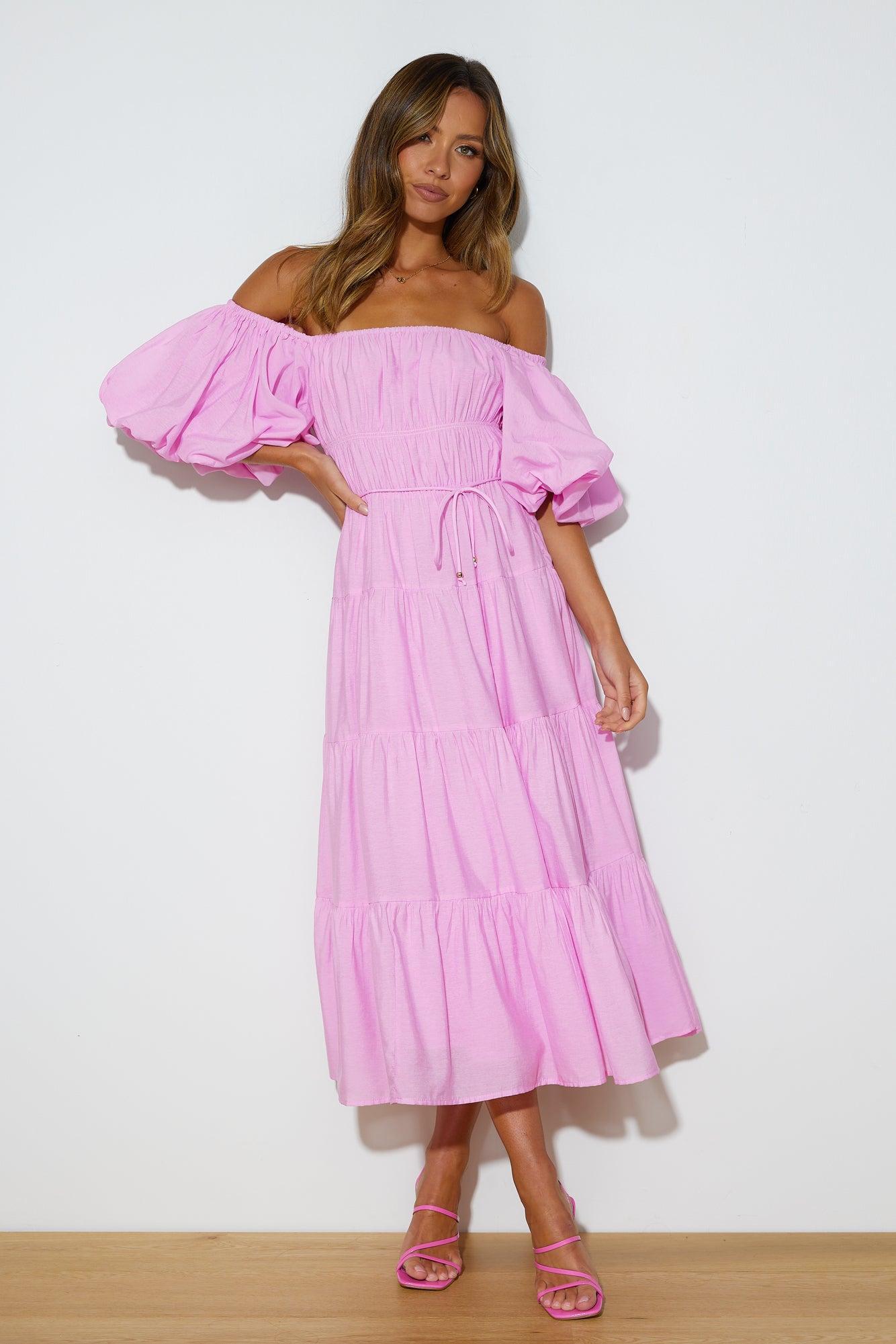 Dessert Run Maxi Dress Pink product image