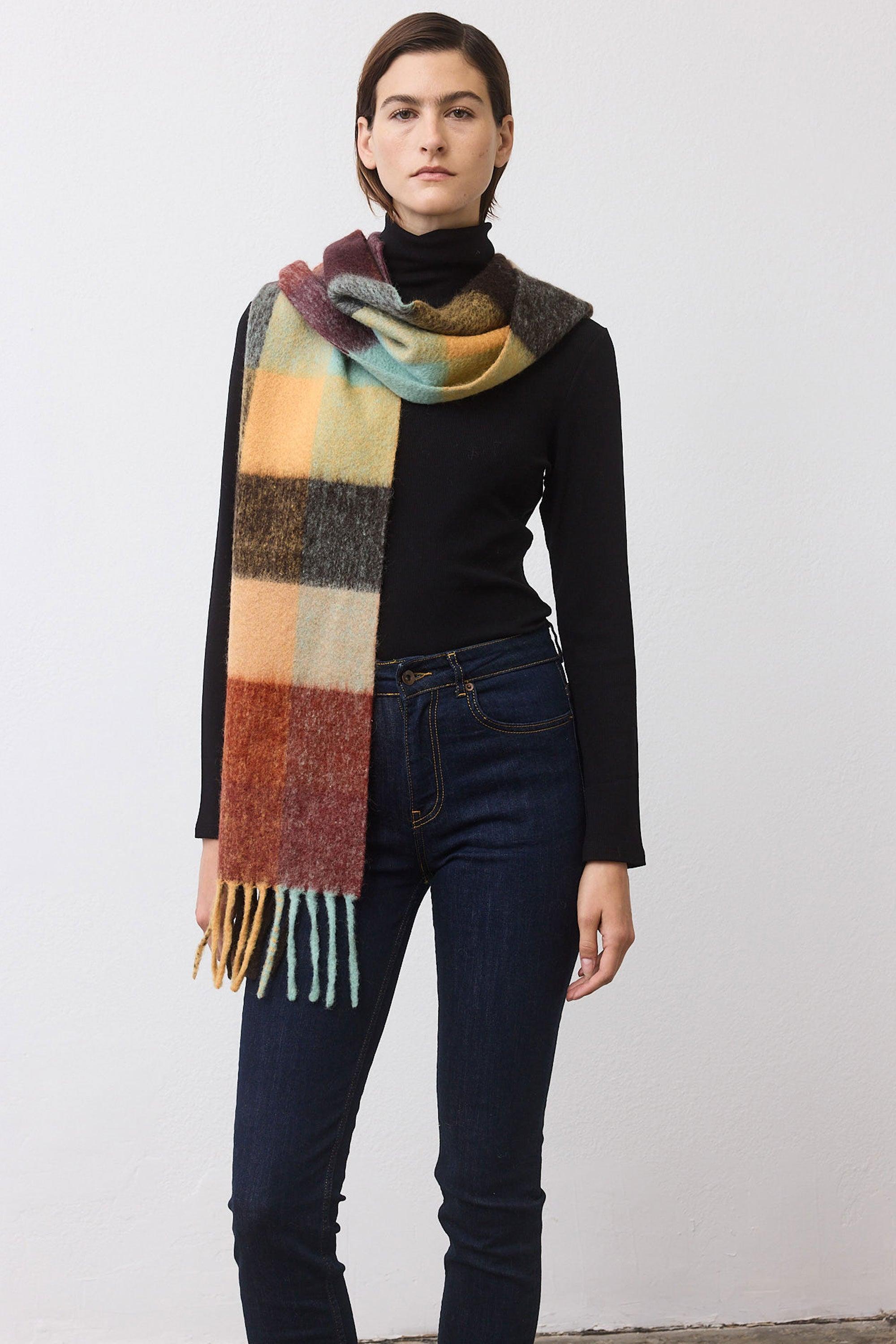 The Plaid Wool Mohair Scarf product image