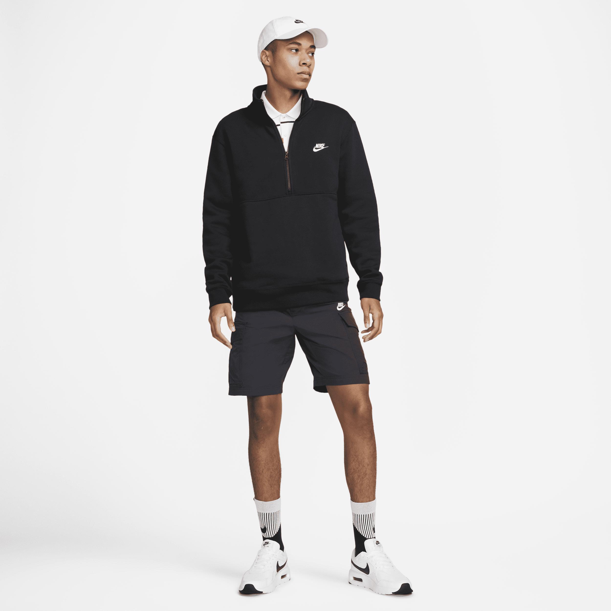 Mens Nike Sportswear Club Brushed-Back 1/2-Zip Pullover Product Image