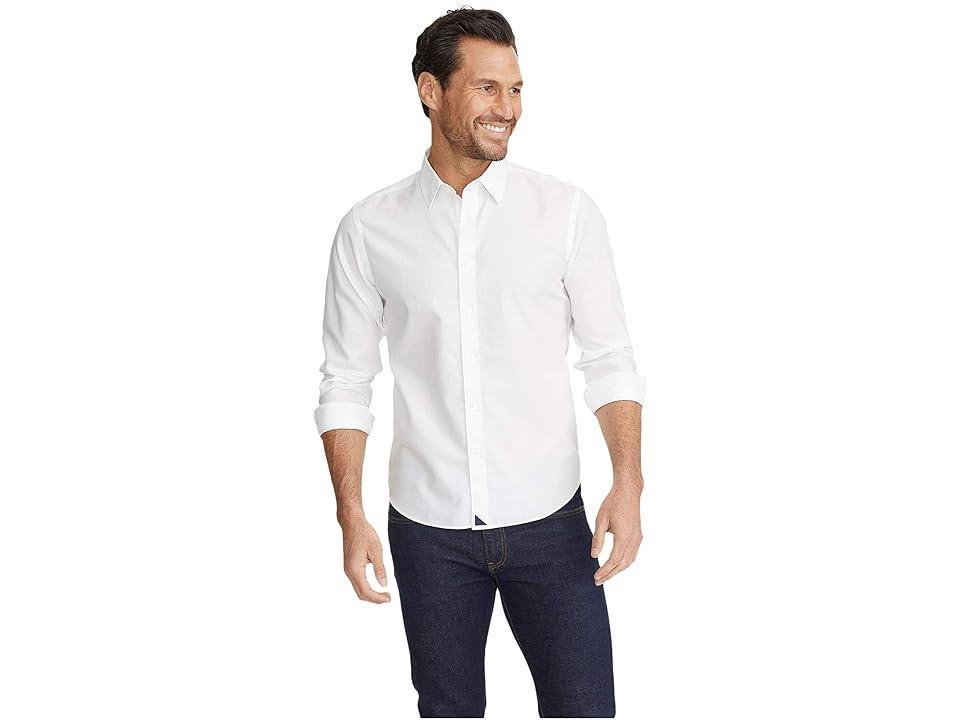 UNTUCKit Wrinkle-Free Las Cases Shirt (White) Men's Long Sleeve Button Up Product Image