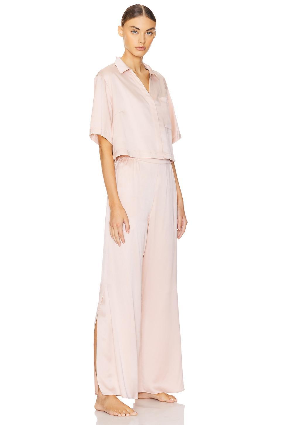 Washable Silk High Rise Pant Set LUNYA Product Image