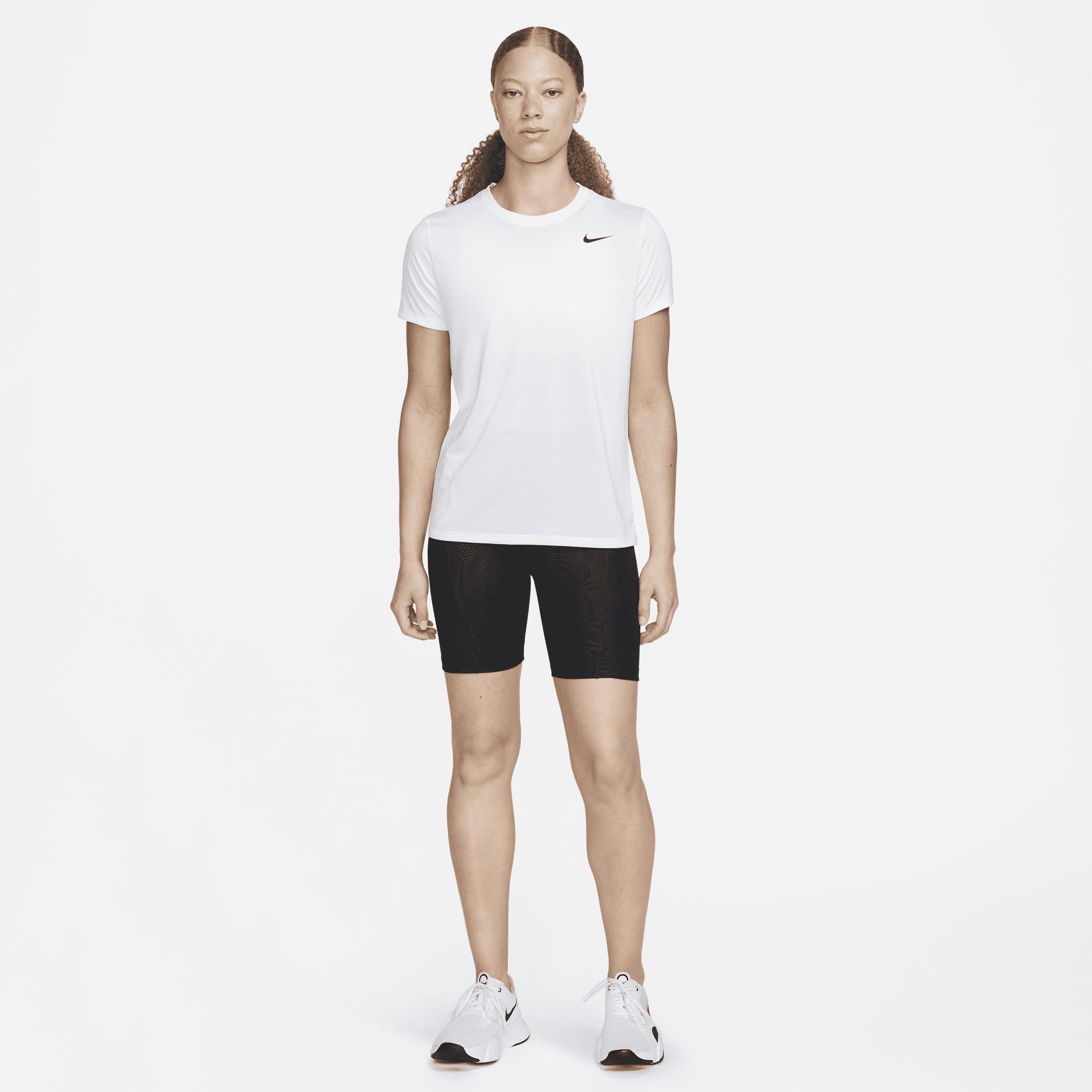 Nike Womens Nike Dri-FIT Ragland LBR T-Shirt - Womens Black/White Product Image