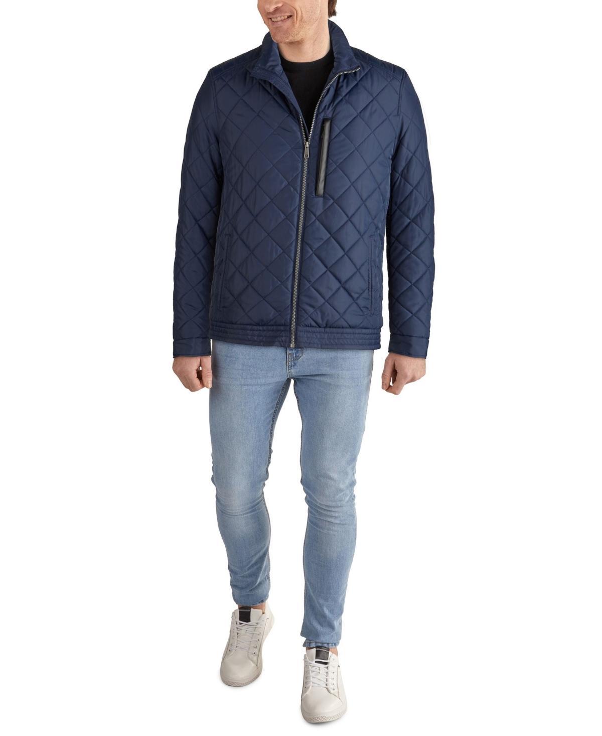 Cole Haan Quilted Jacket With Faux Sherpa Lining Men's Jacket Product Image