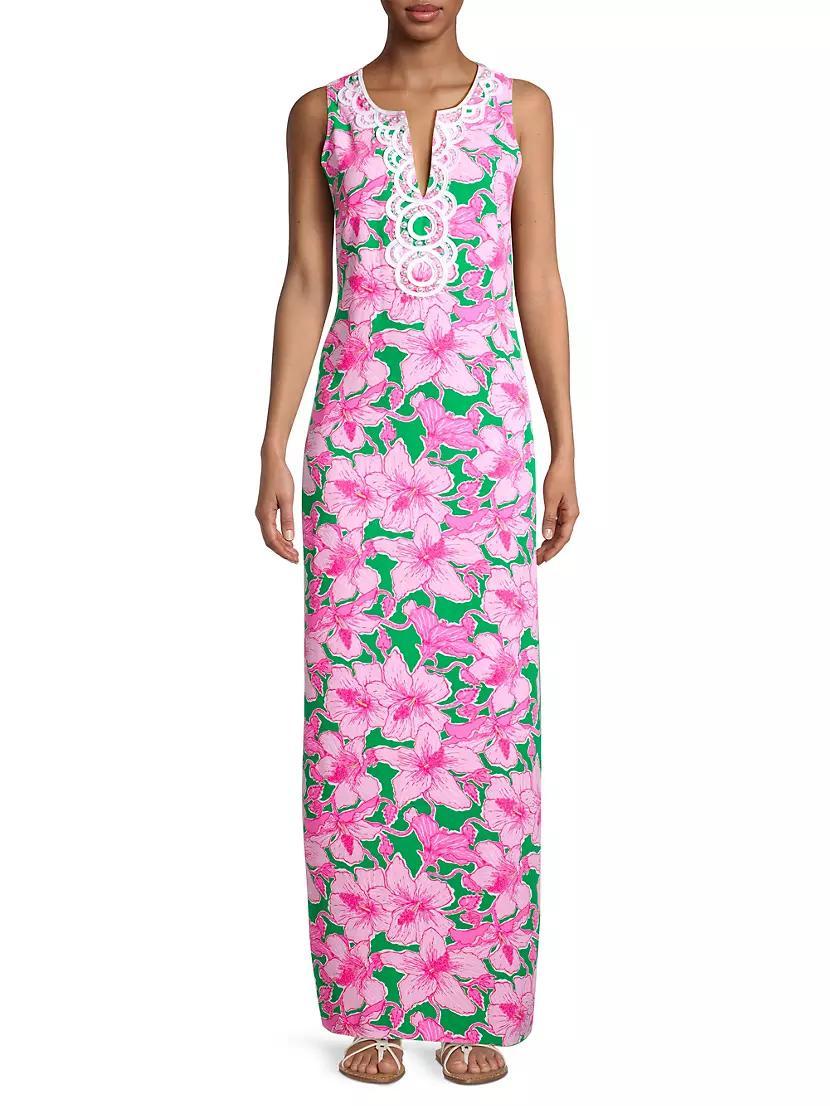 Elliotta Floral Sleeveless Maxi Dress Product Image