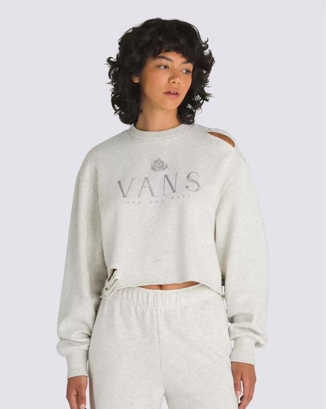 Distressed Logo Crew Sweatshirt Product Image