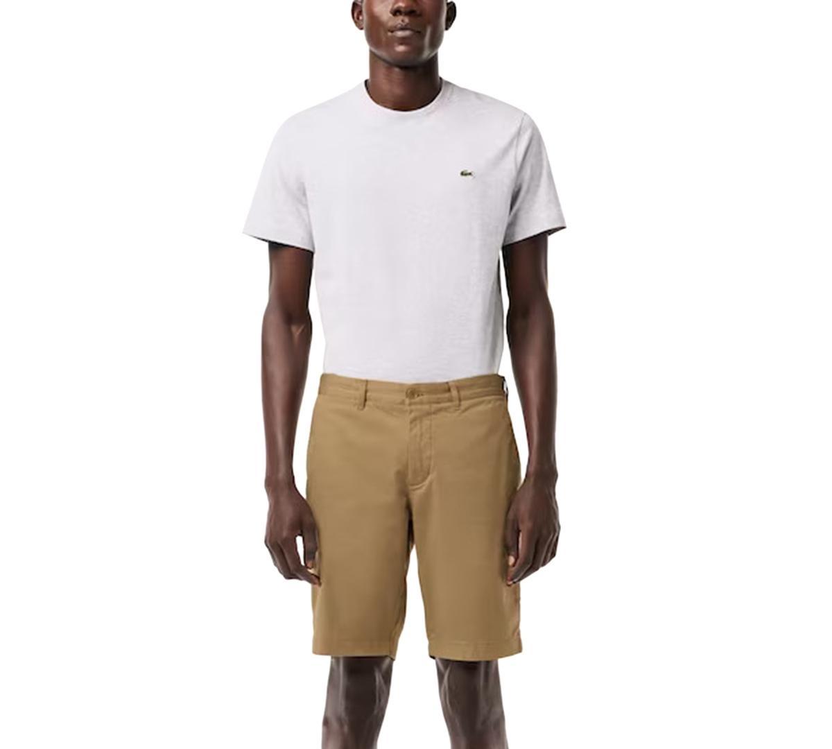 Lacoste Mens Slim-Fit Solid Bermuda Shorts Product Image