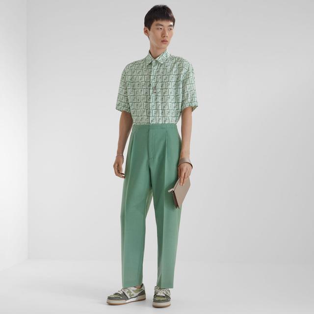 ShirtGreen FF linen shirt Product Image