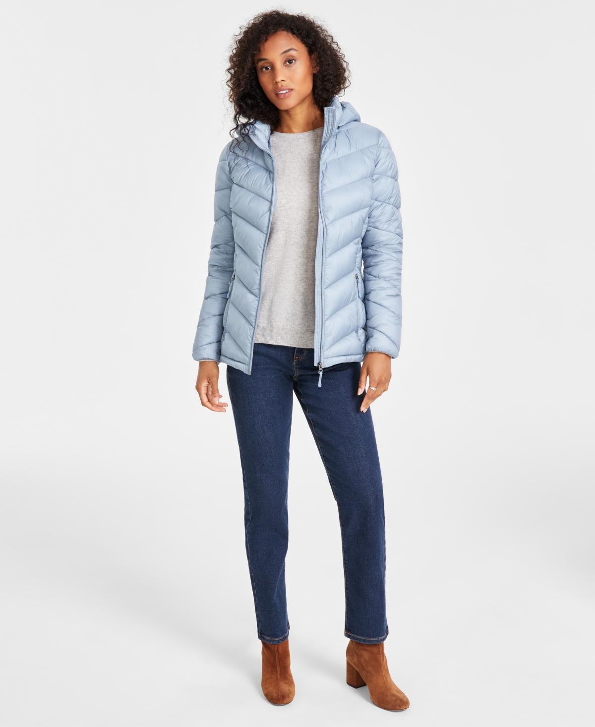 Charter Club Womens Packable Hooded Puffer Coat, Created for Macys Product Image