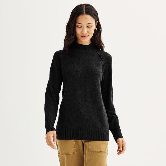 Womens Sonoma Goods For Life Mockneck Sweater Product Image