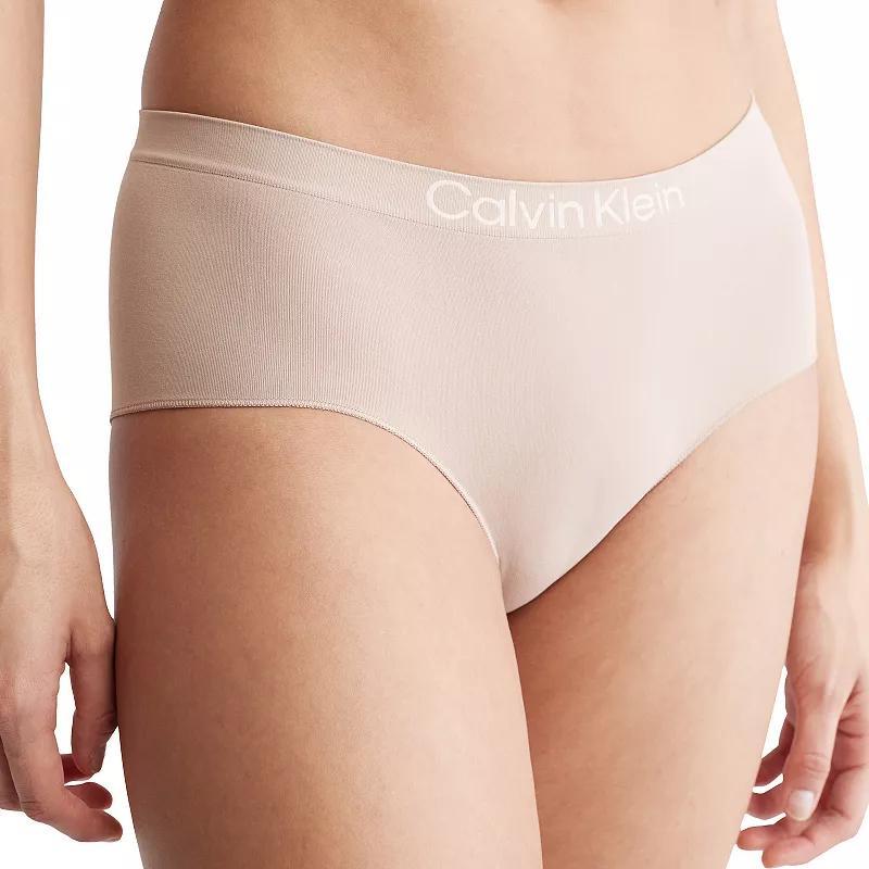 Calvin Klein Womens Bonded Flex Boyshort - Purple - M Product Image