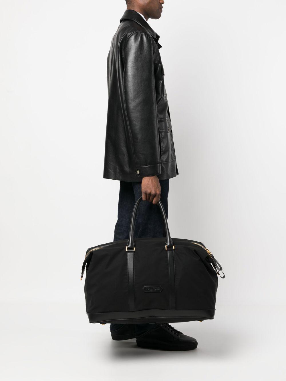 TOM FORD Logo-patch Holdall Bag In Black Product Image