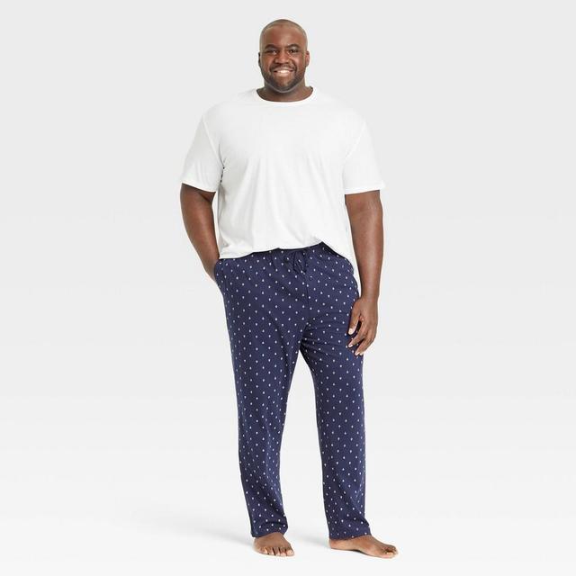 Mens Big & Tall Knit Pajama Set - Goodfellow & Co White 3XLT Product Image