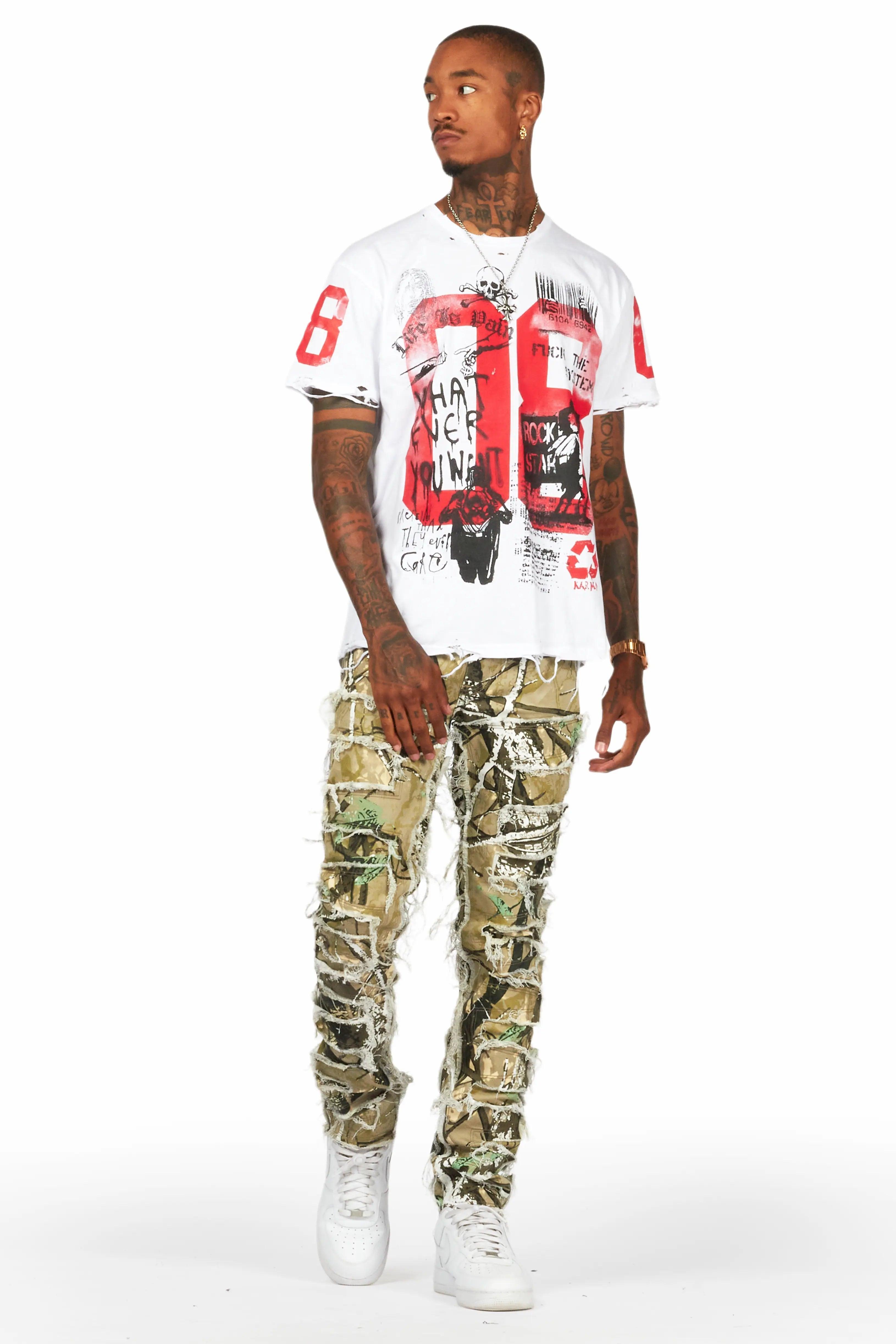 Shake Tree Camo Slim Fit Jean Male Product Image