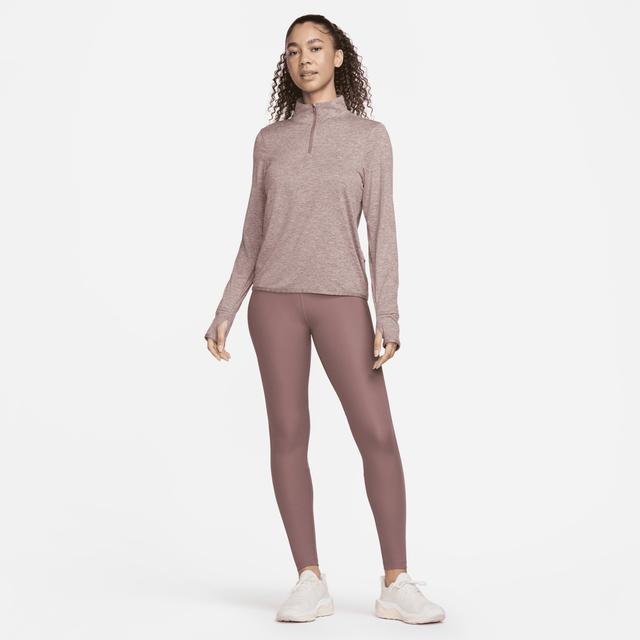 Nike Womens Swift Element UV Protection 1/4-Zip Running Top Product Image