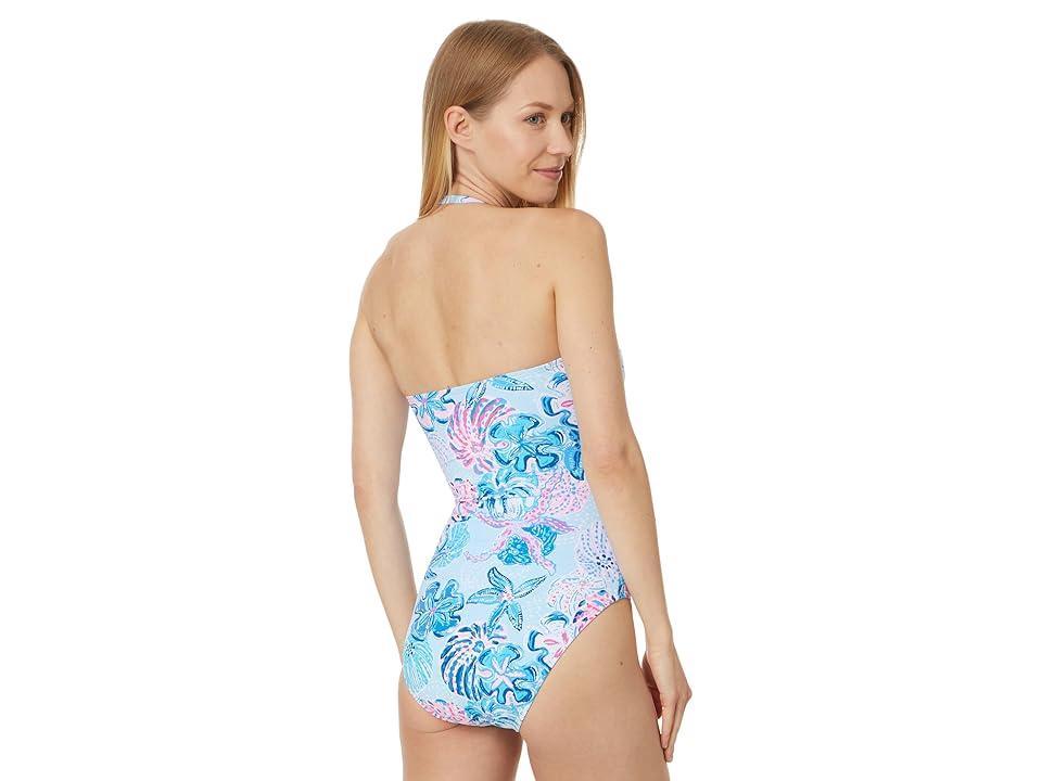 Lilly Pulitzer Flamenco One-Piece (Multi Bahamas Beachcomber) Women's Swimsuits One Piece Product Image