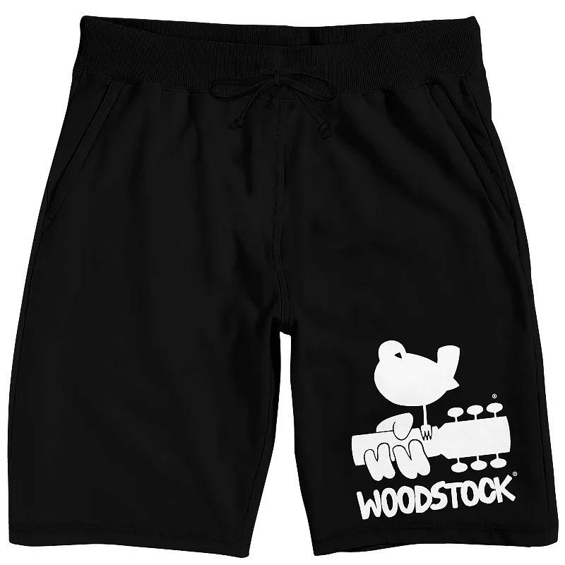 Mens Woodstock Logo Pajama Shorts Product Image