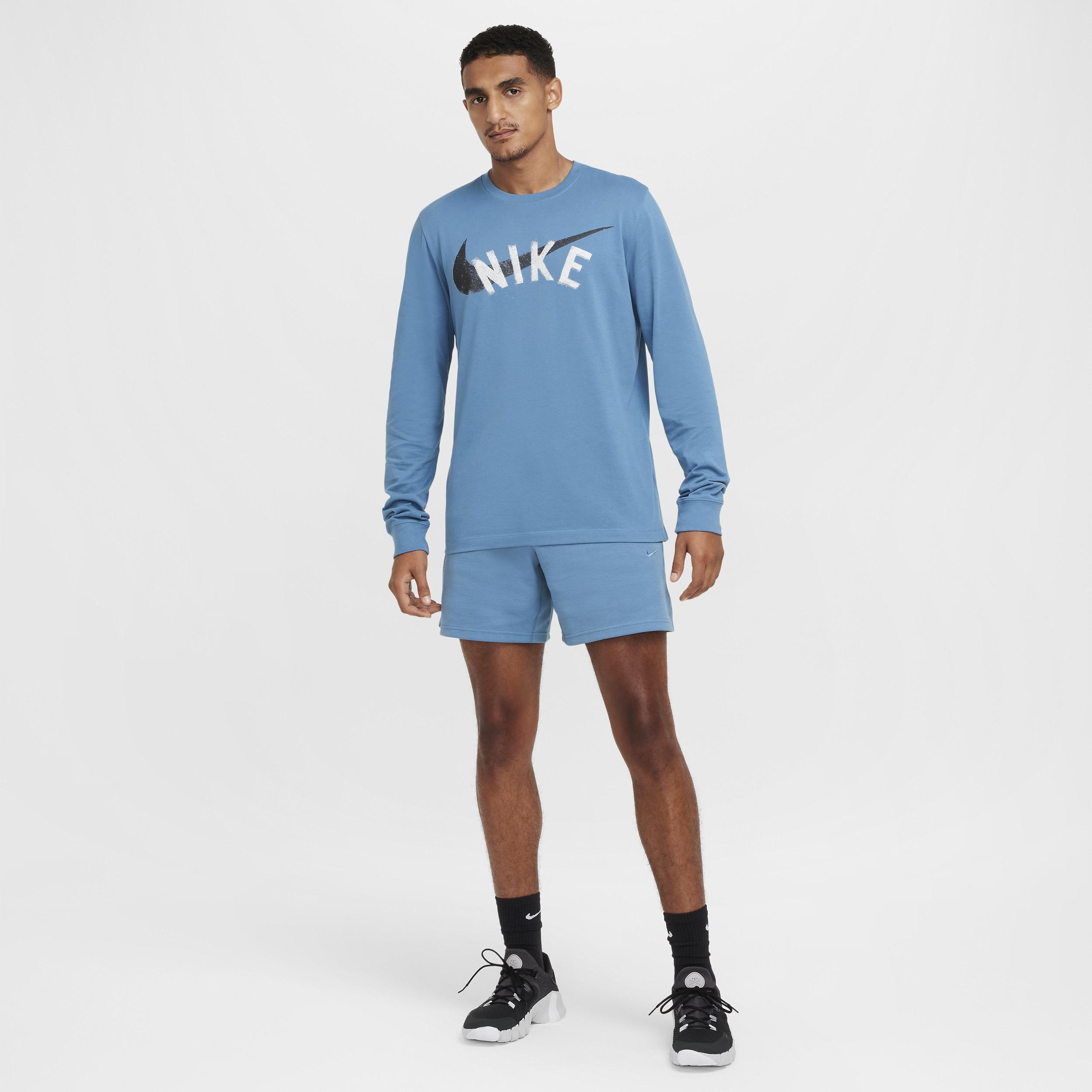 Nike Men's Dri-FIT Long-Sleeve Fitness T-Shirt Product Image