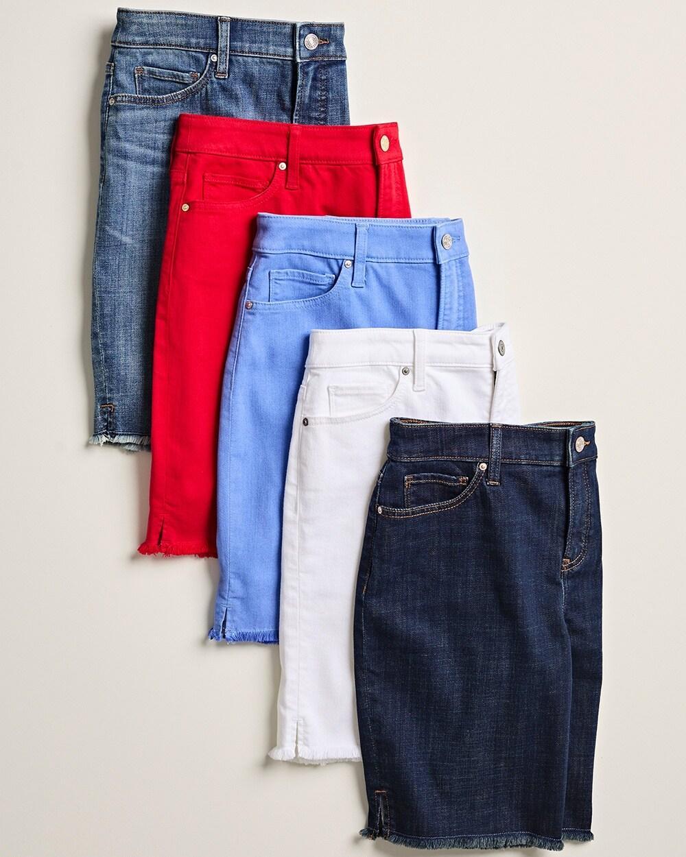 Girlfriend 7" Fray Hem Shorts Product Image